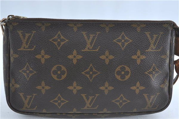 Authentic Louis Vuitton Monogram Pochette Accessoires Pouch M51980 LV H9850