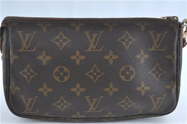 Authentic Louis Vuitton Monogram Pochette Accessoires Pouch M51980 LV H9850