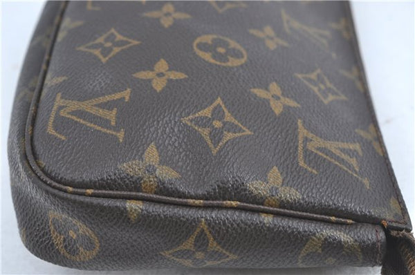 Authentic Louis Vuitton Monogram Pochette Accessoires Pouch M51980 LV H9850