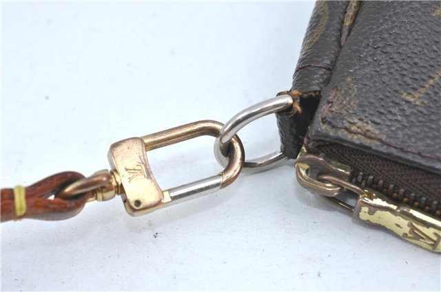 Authentic Louis Vuitton Monogram Pochette Accessoires Pouch M51980 LV H9850