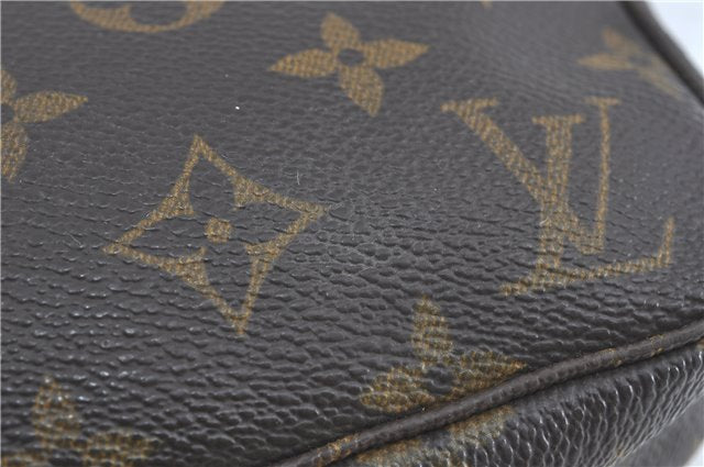 Authentic Louis Vuitton Monogram Pochette Accessoires Pouch M51980 LV H9850