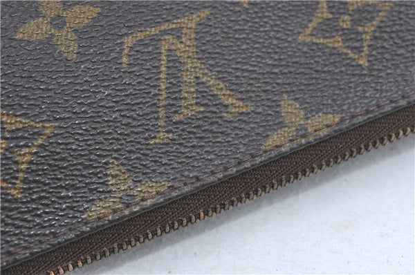 Authentic Louis Vuitton Monogram Pochette Accessoires Pouch M51980 LV H9850