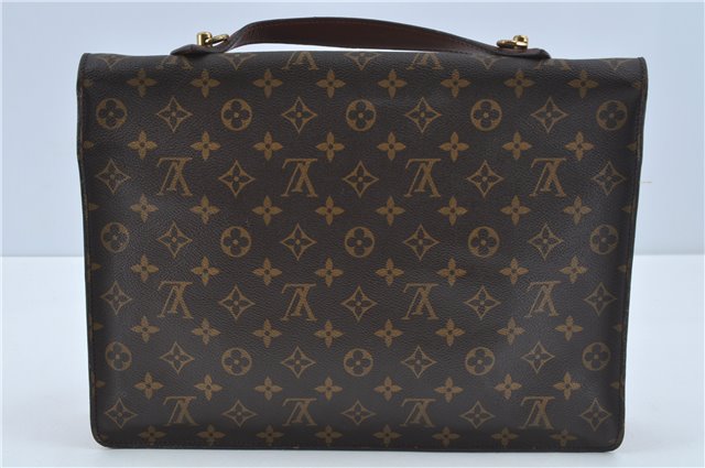 Auth Louis Vuitton Monogram Porte Documents Bandouliere M53338 Briefcase H9851