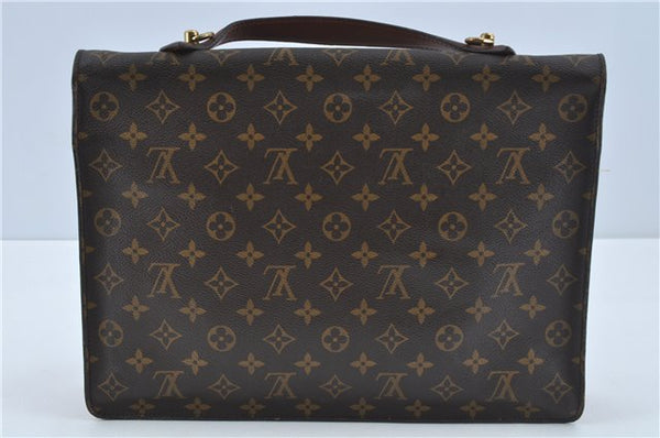 Auth Louis Vuitton Monogram Porte Documents Bandouliere M53338 Briefcase H9851