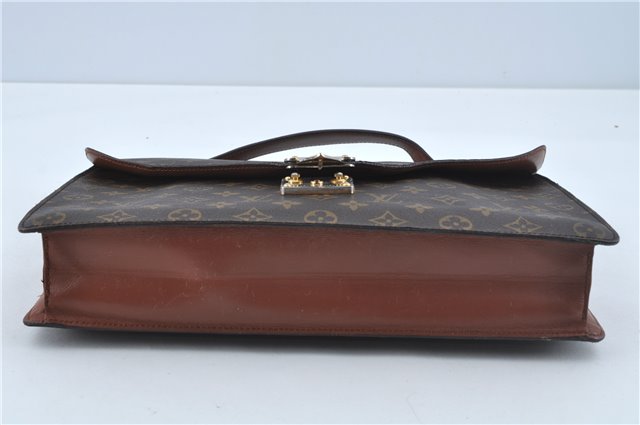 Auth Louis Vuitton Monogram Porte Documents Bandouliere M53338 Briefcase H9851