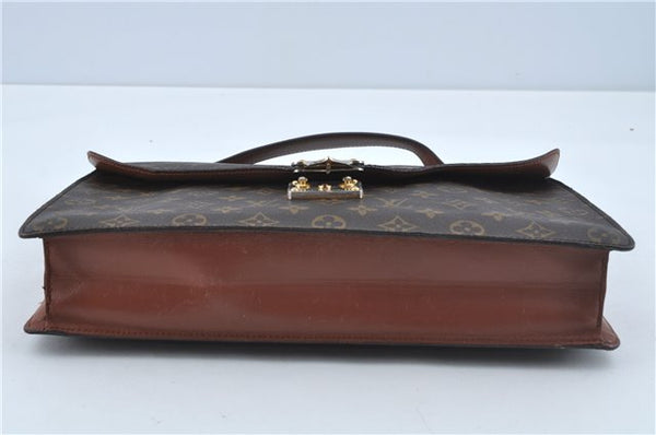 Auth Louis Vuitton Monogram Porte Documents Bandouliere M53338 Briefcase H9851