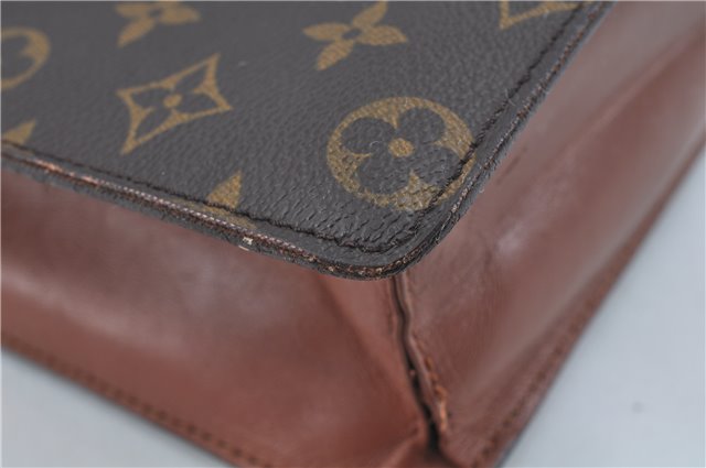 Auth Louis Vuitton Monogram Porte Documents Bandouliere M53338 Briefcase H9851