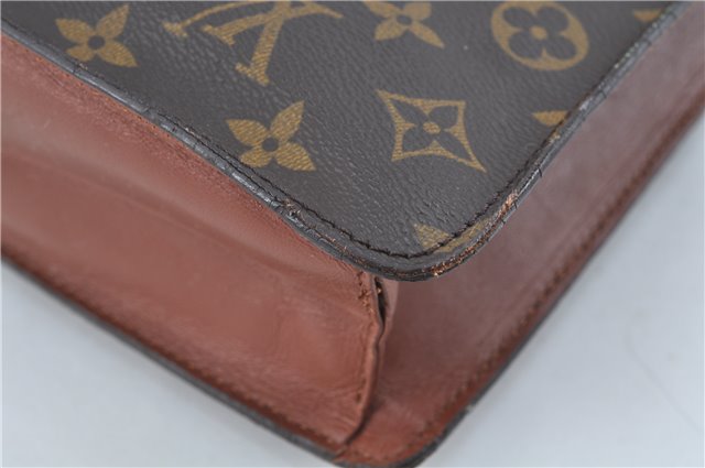 Auth Louis Vuitton Monogram Porte Documents Bandouliere M53338 Briefcase H9851