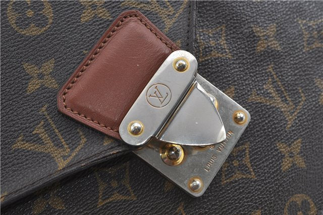 Auth Louis Vuitton Monogram Porte Documents Bandouliere M53338 Briefcase H9851