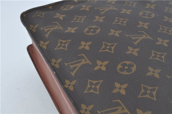 Auth Louis Vuitton Monogram Porte Documents Bandouliere M53338 Briefcase H9851