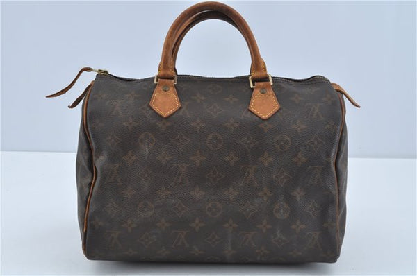 Authentic Louis Vuitton Monogram Speedy 30 Hand Boston Bag M41526 LV H9852