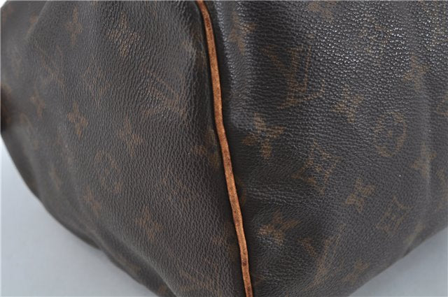 Authentic Louis Vuitton Monogram Speedy 30 Hand Boston Bag M41526 LV H9852