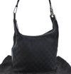 Authentic GUCCI Shoulder Hand Bag GG Canvas Leather 0013814 Black H9854