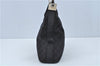 Authentic GUCCI Shoulder Hand Bag GG Canvas Leather 0013814 Black H9854
