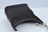 Authentic GUCCI Shoulder Hand Bag GG Canvas Leather 0013814 Black H9854
