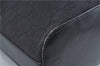 Authentic GUCCI Shoulder Hand Bag GG Canvas Leather 0013814 Black H9854
