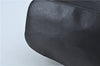 Authentic GUCCI Shoulder Hand Bag GG Canvas Leather 0013814 Black H9854