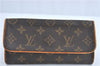 Authentic Louis Vuitton Monogram Pochette Twin PM Shoulder Bag M51854 LV H9859