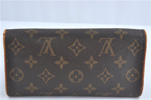 Authentic Louis Vuitton Monogram Pochette Twin PM Shoulder Bag M51854 LV H9859