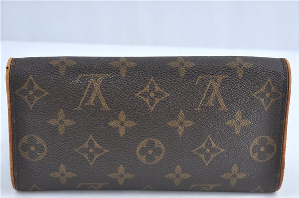 Authentic Louis Vuitton Monogram Pochette Twin PM Shoulder Bag M51854 LV H9859