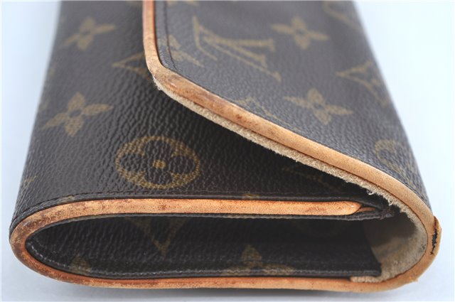 Authentic Louis Vuitton Monogram Pochette Twin PM Shoulder Bag M51854 LV H9859