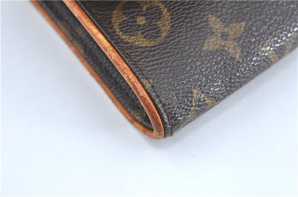 Authentic Louis Vuitton Monogram Pochette Twin PM Shoulder Bag M51854 LV H9859