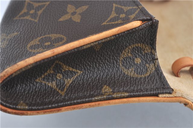 Authentic Louis Vuitton Monogram Pochette Twin PM Shoulder Bag M51854 LV H9859