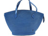 Authentic Louis Vuitton Epi Saint Jacques Hand Bag Blue M52275 LV H9860