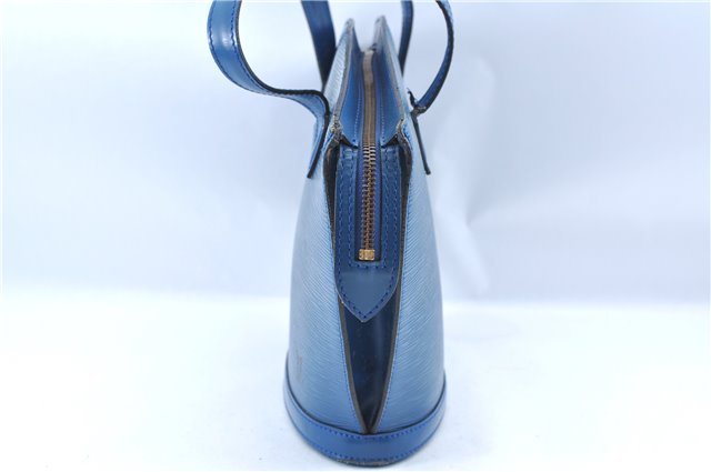 Authentic Louis Vuitton Epi Saint Jacques Hand Bag Blue M52275 LV H9860