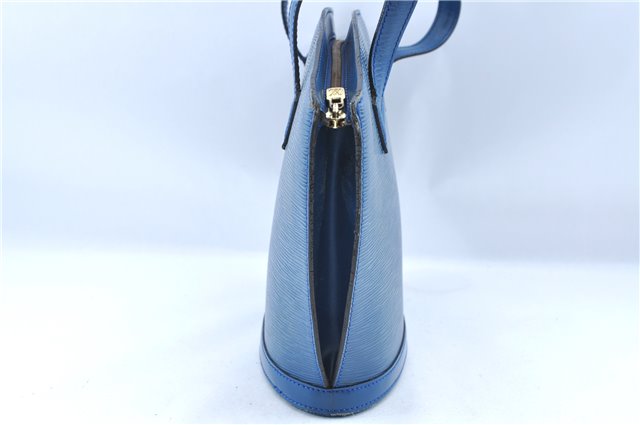 Authentic Louis Vuitton Epi Saint Jacques Hand Bag Blue M52275 LV H9860