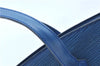 Authentic Louis Vuitton Epi Saint Jacques Hand Bag Blue M52275 LV H9860