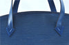 Authentic Louis Vuitton Epi Saint Jacques Hand Bag Blue M52275 LV H9860