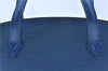 Authentic Louis Vuitton Epi Saint Jacques Hand Bag Blue M52275 LV H9860