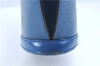 Authentic Louis Vuitton Epi Saint Jacques Hand Bag Blue M52275 LV H9860