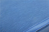Authentic Louis Vuitton Epi Saint Jacques Hand Bag Blue M52275 LV H9860
