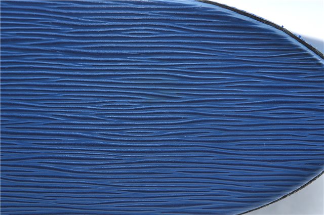 Authentic Louis Vuitton Epi Saint Jacques Hand Bag Blue M52275 LV H9860