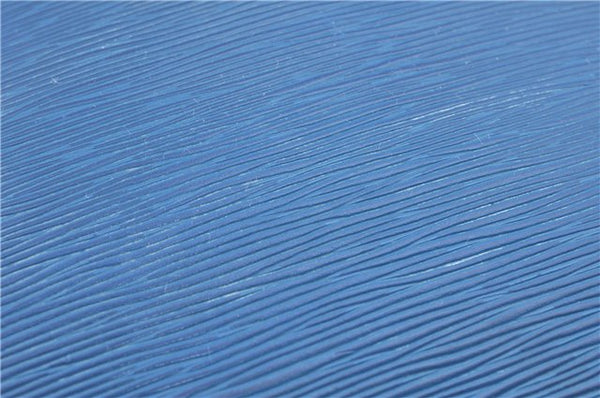 Authentic Louis Vuitton Epi Saint Jacques Hand Bag Blue M52275 LV H9860