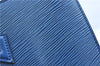 Authentic Louis Vuitton Epi Saint Jacques Hand Bag Blue M52275 LV H9860