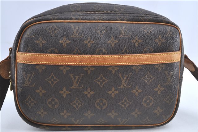 Auth Louis Vuitton Monogram Reporter PM Shoulder Cross Body Bag M45254 LV H9861