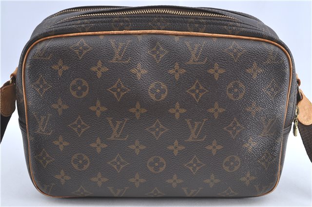 Auth Louis Vuitton Monogram Reporter PM Shoulder Cross Body Bag M45254 LV H9861