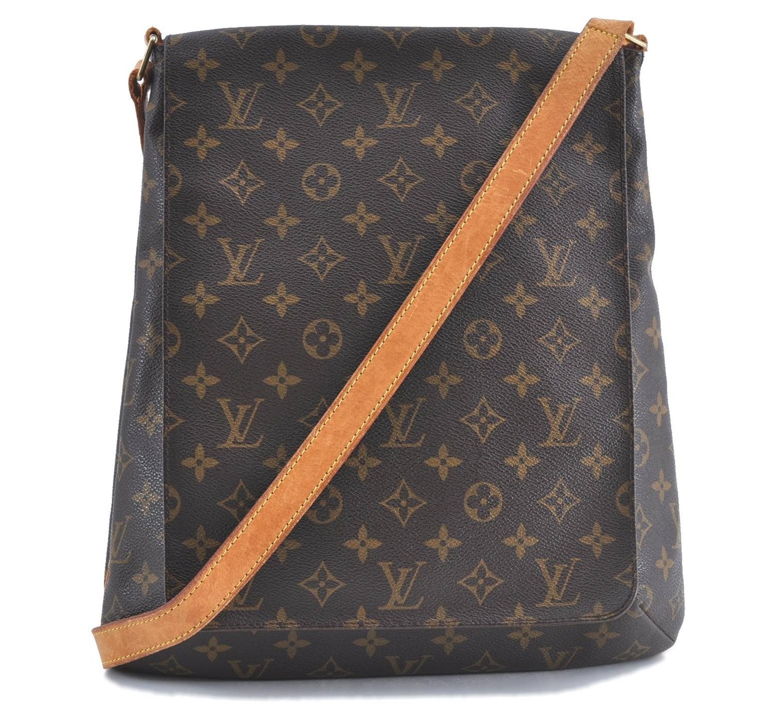 Authentic Louis Vuitton Monogram Musette Shoulder Cross Body Bag M51256 LV H9864