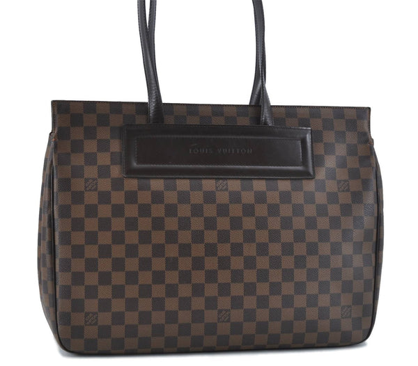 Authentic Louis Vuitton Damier Parioli GM Shoulder Tote Bag N51124 LV H9866