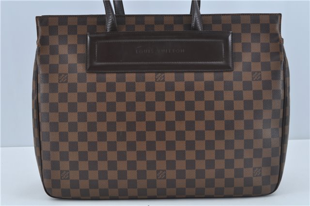 Authentic Louis Vuitton Damier Parioli GM Shoulder Tote Bag N51124 LV H9866