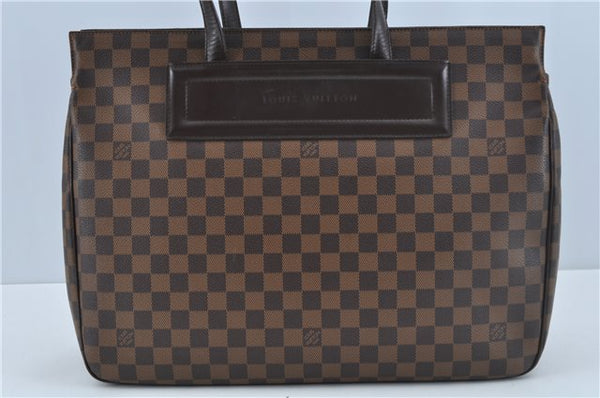 Authentic Louis Vuitton Damier Parioli GM Shoulder Tote Bag N51124 LV H9866