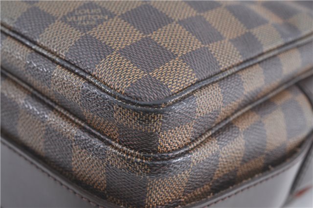 Authentic Louis Vuitton Damier Naviglio Shoulder Cross Body Bag N45255 LV H9867