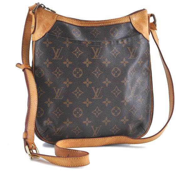 Auth Louis Vuitton Monogram Odeon PM Shoulder Cross Body Bag M56390 Junk H9873