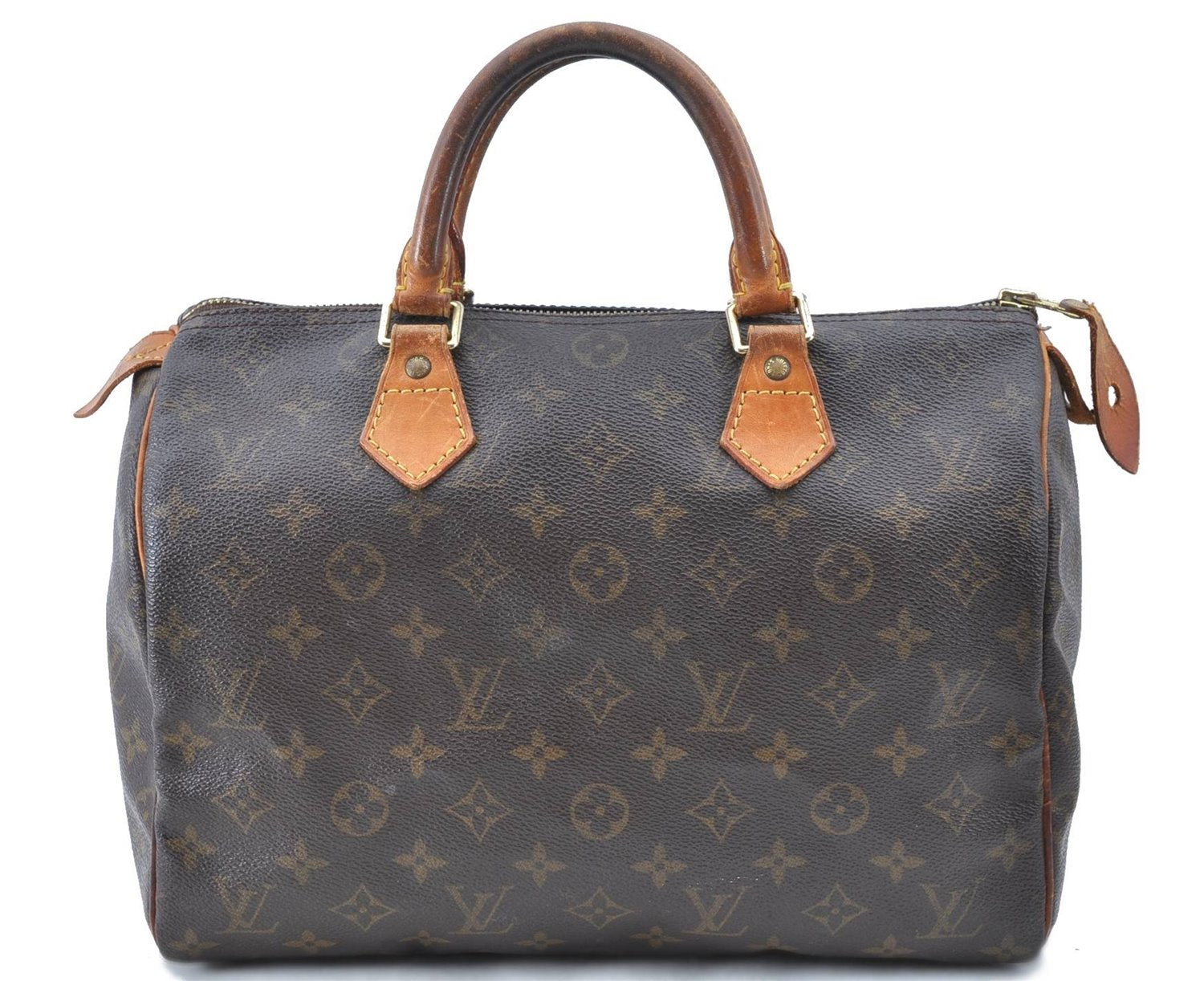 Authentic Louis Vuitton Monogram Speedy 30 Hand Bag M41526 LV H9880