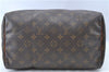 Authentic Louis Vuitton Monogram Speedy 30 Hand Bag M41526 LV H9880