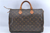 Authentic Louis Vuitton Monogram Speedy 35 Hand Boston Bag M41524 LV H9882