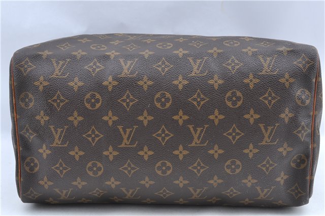 Authentic Louis Vuitton Monogram Speedy 35 Hand Boston Bag M41524 LV H9882